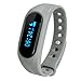 Cubot V1 Bluetooth 4.0 Smart Bracelet, Waterproof Smart Wristband Fitness Tracker with a Pedometer Step Counter Distance Counter Sleep Monitor Call/SMS Reminder, Gray