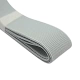 iCraft 1-Inch Wide by 3-Yard Colored Elastic Band,Grey 72080