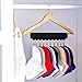 XJunion Cap Organizer Hanger, 10 Baseball Cap Holder, Hat Organizer for Closet - Change Your Cloth Hanger to Cap Organizer Hanger - Keep Your Hats Cleaner Than a Hat Rack
