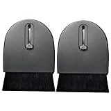 Laptop Keyboard Cleaning Brush, Nanxudyj Sliding Portable Multifunctional Laptop Keyboard Brush 2 Pack for Computers, Cell Phones, Cameras, Car Interiors, Home & Office Supplies and More (Black) (Color: Black Black)