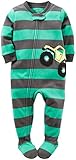 Carter's Boys 1 Pc Fleece, Turquoise Truck, 2T
