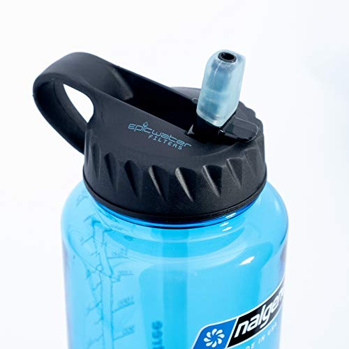 Epic Nalgene OG Grande | Water Filtration Bottle | Wide Mouth 48 oz | USA Made Bottle | American Made Filter Removes 99.99% of Tap Water Contaminants Lead Chlorine Chromium 6 Arsenic Chloroform - Thumbnail 3