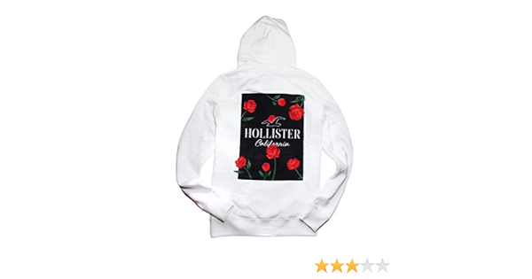Amazon.com: Hollister Sudadera con capucha para mujer, S, Estampado de  rosas blancas. : Ropa, Zapatos y Joyería
