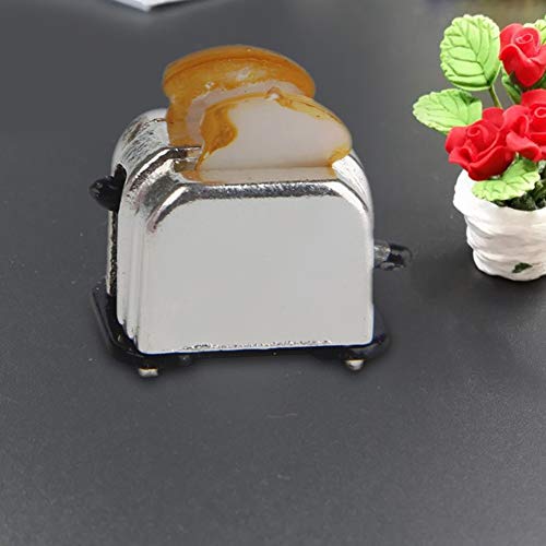 Aland-Dollhouse Miniature Bread Maker Toast Cake Mould Babyroom DIY Decoration - Thumbnail 2