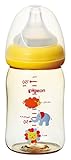 Pigeon Breast Milk Feeling Bottle Plastic Animal Pattern 160mL