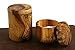 Thirteen Chefs Tramanto Olive Wood Spice Jar and Pot for Storing Cooking Spices, Herbs