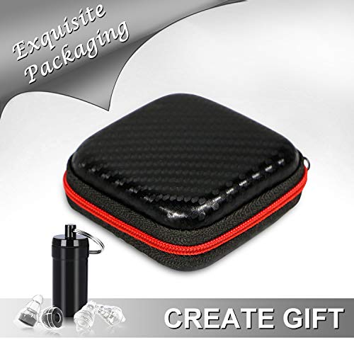 High Fidelity Concert Earplugs - Ear Protection & Noise Reduction Sleep Earplugs for Musicians, Dj,Drummers, Motorcycle, Travel ,Sleeping Ear Plugs.(Comfortable and Breathable)