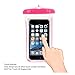 Cell Phone Waterproof Case Dry Pouch Bag for Iphone7, 6s, 6s plus, Samsung Galaxy S6 Edge, S6, S5, S4 ,Samsung Note 4, 3 - Htc, Nokia (pink)