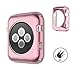 HILIMNY Hailan Case For Apple Watch,Flexible Slim Lightweight Plated TPU Shock Absorption Anti-Scratch Protective Cover Case (Not Cover the Screen) for Apple Watch Series 1 / 2 / 3,38mm,Rose Gold