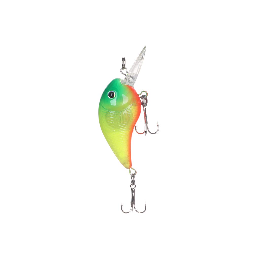 ARRIVEOK Plastic Treble Hook Fishing Lure Swimbait Led Light Baits Wobblers Fish Popper Hard