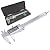 Electronic Digital Vernier Caliper -ROSIMO Stainless Steel Caliper 150mm/0-6 inch Measuring Tools with Extra-Large LCD Screen- inch/Metric Conversion