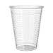 Amazon Brand - Solimo 18oz Disposable Plastic Party Cups, 200 Count, Clear