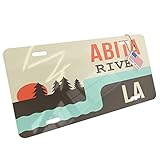 Metal License Plate USA Rivers Abita River