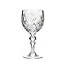 Russian Cut Crystal Red White Wine Glasses Goblets, Stemmed Vintage Design Glassware, 8.5 Oz. Hand Made