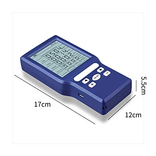 EUGNN Air Quality Monitor,Multifunctional Indoor Pollution Detector Meter for Formaldehyde Carbon Dioxide Detector Real Time Air Tester Kit Indoor Outdoor - Thumbnail 4