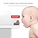 LONGFITE Corner Protectors and Edge Guards Baby Proof Corner Covers and Bumpers Cushion Food Grade Silicone Non-Choking Risk Chewing Safe with Strong Stickiness (8 Pack) (Dark Brown 8 Pack, Corner)