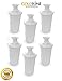 GoldTone Brand Charcoal Water Filters fits Brita and Mavea Water Pitchers. Replaces Your Brita Charcoal Water Filter and Replacement Brita Water Filter (6)