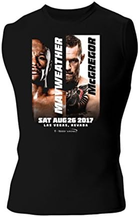 Mayweather VS McGregor Poster Art Muscle Tank, Small, Black