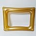 STOBOK Inflatable Picture Frame Adult Fancy Photo Booth Props for Graduation Party Wedding Picture Party Decoration (Golden)