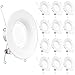 Sunco Lighting 12 Pack 5/6 Inch LED Recessed Downlight, Baffle Trim, Dimmable, 13W=75W, 3000K Warm White, 965 LM, Damp Rated, Simple Retrofit Installation - UL + Energy Star primary