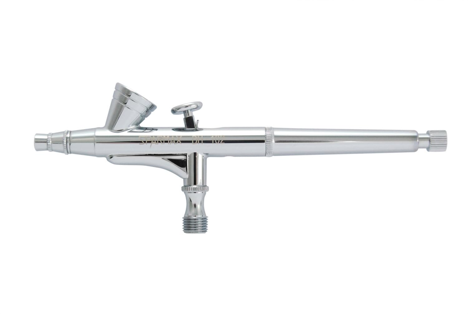 Airbrush-City DH102 Double Action Gravity Airbrush, Chrome, 0.25mm