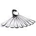 Zicome Soup Spoons, Stainless Steel Round Bouillon Spoons, Set of 10