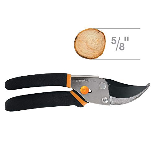 Fiskars 91095935J Steel Bypass Pruning Shears (Renewed)