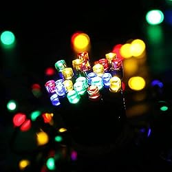 Joomer Solar Christmas Lights, 105ft 300 LED 8