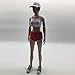 SunniMix 1/6 Sport Pants Women Clothing for 12'' HT Phicen Kumik CY CG Girls Figure Body DIY Red
