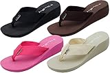 Women's Lightweight Canvas Thong Sandal Flip Flops