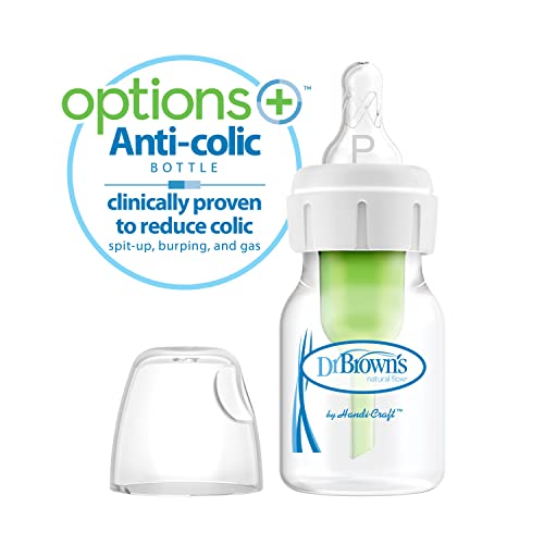 Dr. Brown's Options+ Narrow AntiColic Baby Bottle, with Preemie