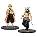 WerNerk Anime Demon Slayer: Kimetsu no Yaiba Action Figure Kamado Tanjirou & Kamado Nezuko Vinyl Figure Collectible PVC Figure for Anime Fans( 2pcs)
