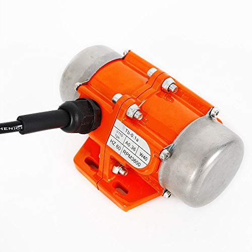 40W Vibration Motor AC110V 3600rpm Industrial Single Phase Asynchronous Vibrator for Shaker Table (40W)