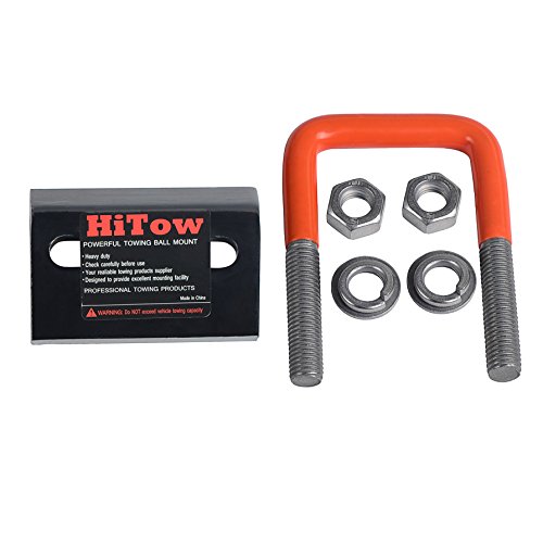 HiTow Trailer Hitch Tightener Anti-Rattle Stabilizer 2" & 1.25" Hitch, Rubber-Coated No Rattle Noise, Corrosion Resistant