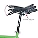UPANBIKE Bike Seat Post Aluminum Alloy Extra Long 17.7inch(450mm) Replacement Bicycle Seatpost φ 25.4 27.2 28.6 30.4 30.9 31.6mm