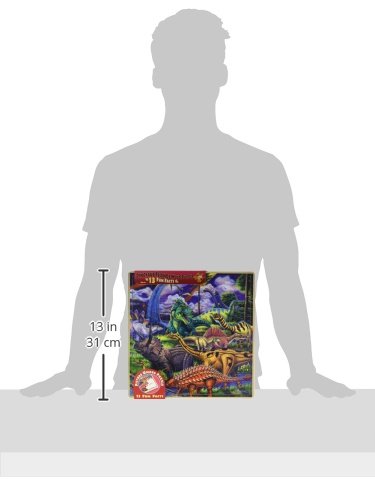 MasterPieces / Fun Facts 48-Piece Wood Puzzle, Dinosaur Friends