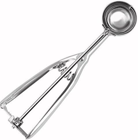 BECUTE Sturdy Stainless Steel Ice Cream Scoop Baller Melon Scoop