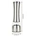 Stainless Steel Salt and Pepper Grinder -Brushed Stainless Steel Pepper Mill and Salt Mill