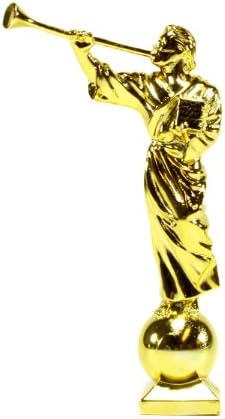 LDS Plastic Large Angel Moroni Figurine - 5" Tall - LDS Kids, LDS Children, LDS Christmas Gift