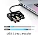 XQD/SD Card Reader Adapter, USB 3.0 Portable Flash Memory Card Reader, for XQD/SD Camera Card, for Sony M/G Series, Lexar USB Mark Card, Nikon D4/D5/D500, Support Windows/Mac OS System