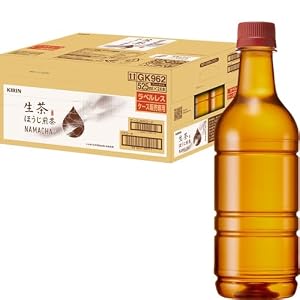 キリン 生茶 ほうじ煎茶 ラベルレス 525ml 24本 お茶 ほうじ茶 ペットボトル