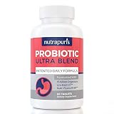 #1 BEST Probiotic PREMIUM Ultra Blend - Scientifically Formulated Probiotics Supplement - Best Probiotics Option on Amazon for Women and Men - No Refrigeration Needed - 100% Happiness Guarantee!