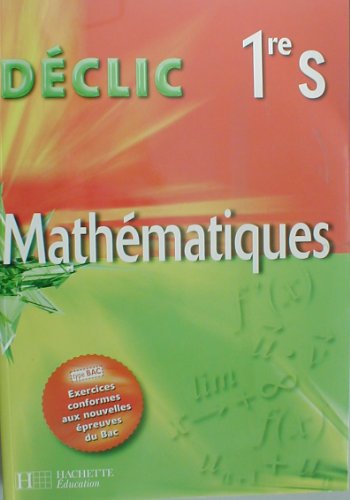 Mathématiques, 1re S