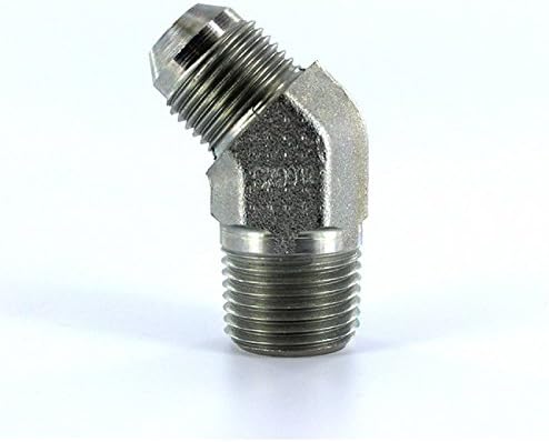 Parker 8 VTX-S Male 45 Deg Elbow 1/2 JIC X 3/8 NPT Male Steel