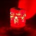 Zehui Flicker Beacon Road Barricade Construction Sign Lamp Solar Powered LED Traffic Strobe Warning Lights Red