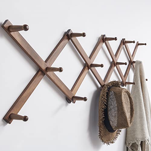 SKOLOO Accordion Wall Hanger, Modern Expandable Coat Rack Wall Mounted
