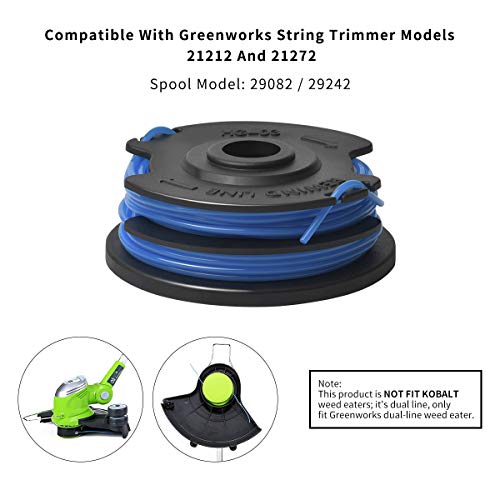 Weed Eater Dual Line Replacement String Trimmer Line Spools for