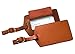 Royce Leather Genuine Leather Luggage Tag Beige