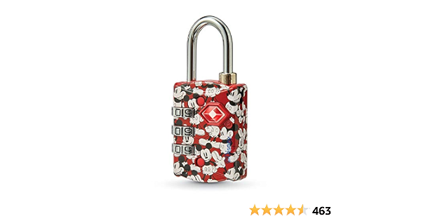 American Tourister Kids' Disney TSA 3-dial Combination Luggage Lock, Mickey  Mouse, One Size, Disney Tsa 3-dial Combination Luggage Lock: Buy Online at  Best Price in UAE - Amazon.ae