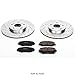 Power Stop K2302 Front Brake Kit with Drilled/Slotted Brake Rotors and Z23 Evolution Ceramic Brake Pads